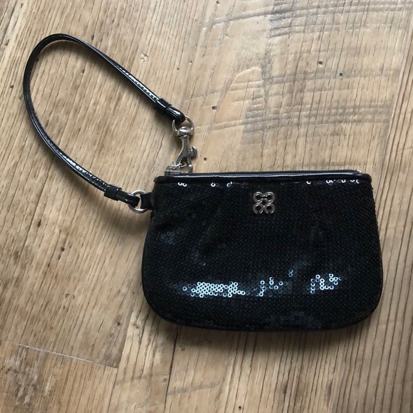 *SOLD* Coach sequin wristlet - Picture 2 of 3